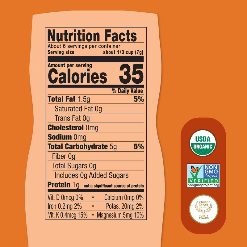 Once Upon a Farm -Snacks puffs orgánicos de mango, coco y zanahoria 43 g