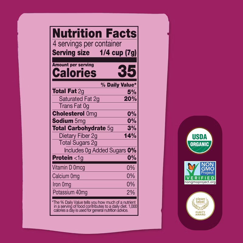 Once Upon a Farm - Snack orgánico de coco sabor Mixed Berry  28 g