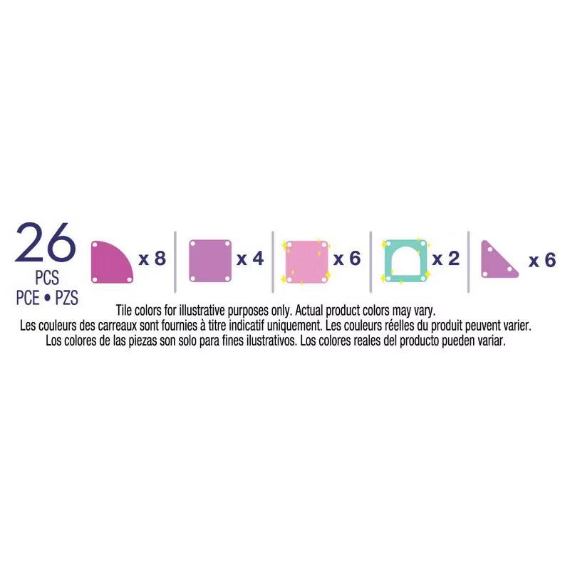 MAGNA-TILES - MicroMAGS Set de Viaje – Heart to Heart